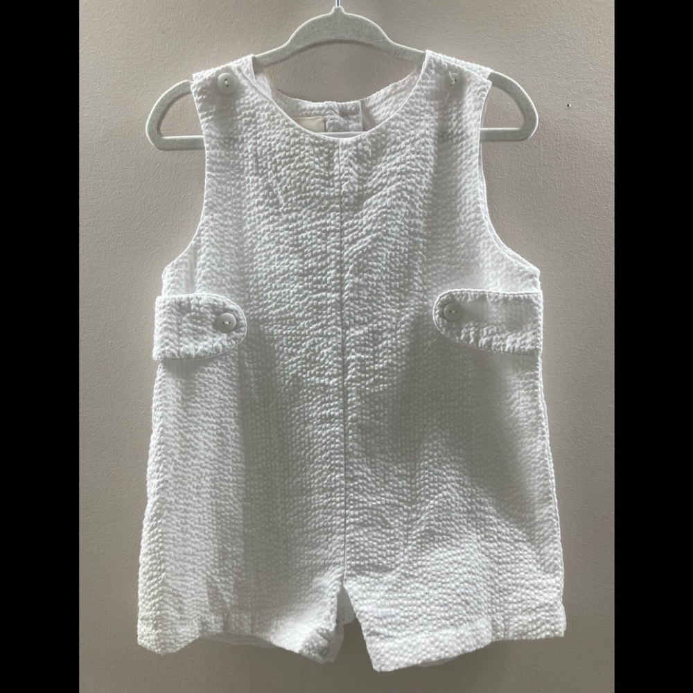 White baby boy dress 12 months
